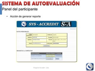 Cuenta administrador
  • Autentificación del administrador




                        Proyecto Accredit - Cole   93
 