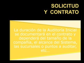 SOLICITUD
Y CONTRATO
 