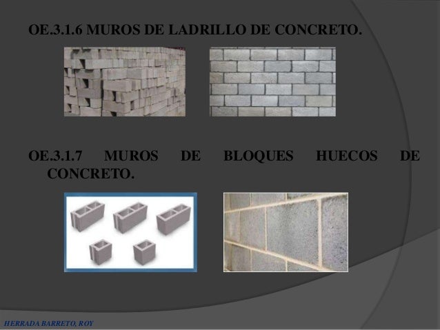 Tipos de bloques de arcilla Tipos de bloques de arcilla