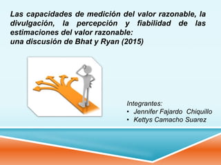 Valor Razonable EL VALOR RAZONABLE | PPTX