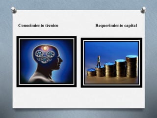 Conocimiento técnico Requerimiento capital
 