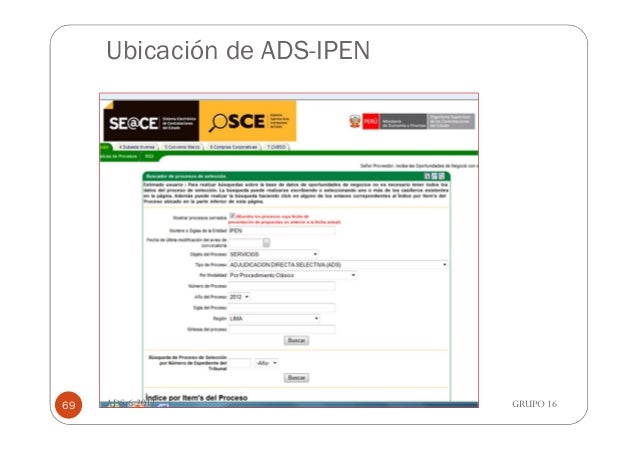 PROCESO ADS CASO GRUPO 16 CAEN