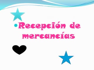 Recepción de mercancías