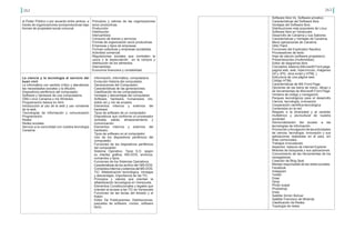 262 263
el Poder Público o por acuerdo entre ambos, a
través de organizaciones socioproductivas bajo
formas de propiedad social comunal.
Principios y valores de las organizaciones
socio productivas.
Producción
Distribución
Intercambios
Consumo de bienes y servicios
Formas de organización socio productivas.
Empresas y tipos de empresas.
Formas colectivas y empresas socialistas.
Actividad comercial.
Regulaciones sociales que combaten la
usura y la especulación en la compra y
distribución de los alimentos.
Intercambios.
Economía financiera y contabilidad.
La ciencia y la tecnología al servicio del
buen vivir
La informática con sentido crítico y atendiendo
las necesidades sociales y la difusión.
Dispositivos periféricos del computador.
Software y hardware de una computadora.
GNU Linux Canaima y ms Windows.
Programación básica en html.
Introducción al uso de la web y uso consiente
de la web.
Tecnologías de información y comunicación
Programación
Redes
Redes sociales
Servicio a la comunidad con nuestra tecnología
Canaima
Información, informática, computadora
Evolución historia del computador.
Generaciones del Computador.
Características de las generaciones.
Clasificación de las computadoras.
Ventajas y desventajas del computador
Software, hardware, humanware, clic,
doble clic y clic de arrastre.
Elementos internos y externos del
hardware
Tipos de software de un computador
Dispositivos que conforma un procesador
(entrada, salida, almacenamiento y
comunicación.
Elementos internos y externos del
hardware.
Tipos de software en el computador.
Uso de los dispositivos periféricos del
computador.
Funciones de los dispositivos periféricos
del computador.
Sistema Operativo, Tipos S.O. según
su interfaz gráfica, MS-DOS, archivos,
comandos y tipos.
Funciones de los Sistemas Operativos.
Características de los archivo del l MS-DOS.
Comandos Internos y externos del MS-DOS.
TIC: Alfabetización tecnológica, Ventajas
y desventajas, Importancia de las TIC.
Principios y valores que orientan la
alfabetización tecnológica en Venezuela.
Elementos Constitucionales y legales que
orientan el acceso a las TIC en Venezuela
Funciones de las teclas del teclado y el
Ratón.
Editor De Publicaciones: Distribuciones,
paquetes de software, núcleo, software
libre).
Software libre Vs. Software privativo.
Características del Software libre.
Ventajas del Software libre.
Distribuciones más populares de Linux
Software libre en Venezuela
Desarrollo de Canaima y sus Sabores.
Características y Ventajas de Canaima.
Menú aplicaciones de Canaima.
GNU Paint.
Funciones del Explorador Nautilus.
Procesadores de texto.
Hoja de cálculo (software propietario).
Presentaciones (multimedias).
Editor de diagramas libre.
Conceptos básicos (Microsoft Front page,
pagina web, web, hipervínculo, imágenes
Gif y JPG, Java script y HTML.).
Estructura de una página web.
Código HTML.
Características de MS Front Page.
Opciones de las barra de menú, dibujo y
de herramientas de Microsoft Front Page.
Ventana de código y navegación.
Parques tecnológicos para el desarrollo
Ciencia, tecnología, innovación
Cooperación científica-tecnológica
Contenidos en la red.
Respeto a la diversidad y al carácter
multiétnico y pluricultural de nuestra
sociedad.
Democratización del acceso a las
tecnologías de información.
Promociónydivulgacióndelasactividades
de ciencia, tecnología, innovación y sus
aplicaciones realizadas en el país, sin
fines comerciales.
Trabajos innovadores.
Aspectos básicos de internet Explorer
Motores de búsqueda y sus aplicaciones
Conocimiento de las herramientas de los
navegadores.
Creación de Blog Spat
Manejo responsable de las redes sociales.
Facebook
Instagram
Twitter
Draw
Gimp
Photo scape
Photoshop
Draw
Satélite Simón Bolívar
Satélite Francisco de Miranda
Clasificación de Redes
Topología de redes
 