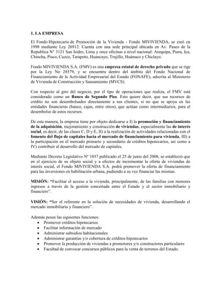 Proceso de compras y abastecimiento Fondo MIVIVIENDA - Versión 1 | PDF