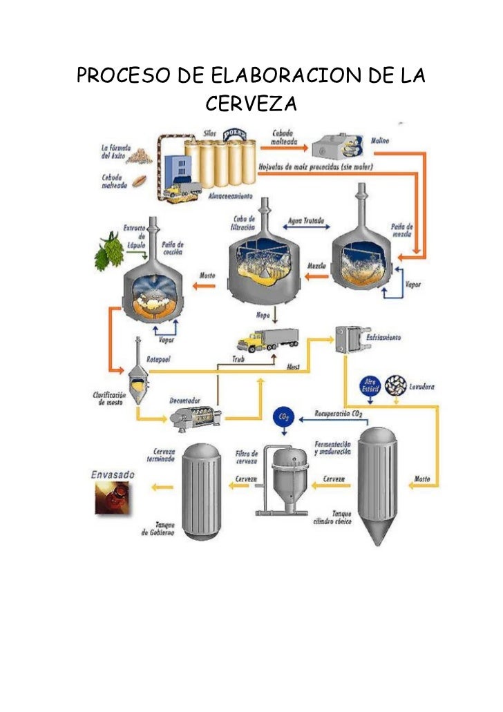 Proceso de elaboracion de la cerveza 1101 jornada mañana