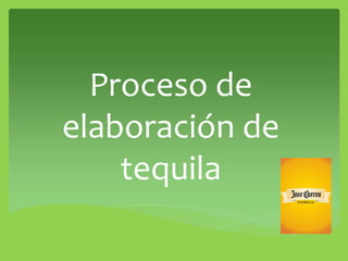 Proceso de
elaboración de
tequila
 