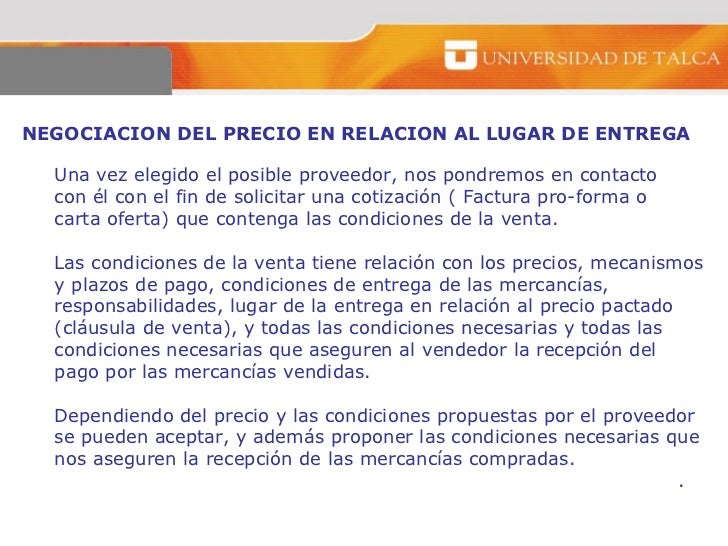 Proceso de importacion Proceso de importacion