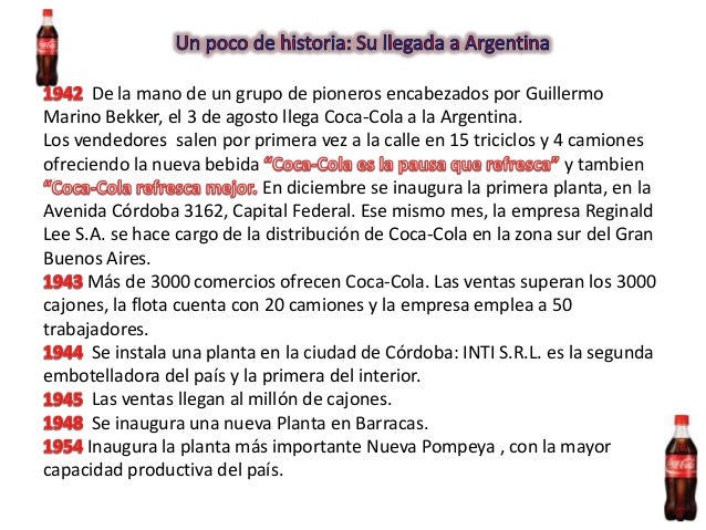 Proceso de Inducción Coca Cola Argentina