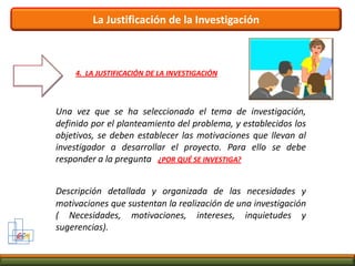 Definición del problema de investigación GCMEl planteamiento  del problema  El espacio. Se refiere al área  geográfica  en el cual   se va  realizar la investigación (país, región, ciudad, sector empresarial, conjunto de egresados.) El tiempo: Hace referencia a periodos durante los cuales se realiza la investigación. La delimitación   del periodo para el cual  se analiza  un fenómeno es importante . se presentan algunos ejemplos  en los cuales se considera  esta limitación : “ La  incidencia  del proceso  inflacionario  en la economía colombiana, 1970 -1980” “perspectiva  de mercadeo del sector automotor en Colombia, 1930-1985”. El universo:   Es importante  definir por sus  características el volumen  de población ,  las unidades  empresariales , el sector o subsector en el  que van  a aplicarse algunas  técnicas en la recolección de la  información ( encuestas , entrevistas ), o sobre el cual se realiza la investigación  con el propósito de identificar hechos o fenómenos que lo caracterizan . este ámbito demográfico de tipo organizacional , sectorial, de país, grupo , etc., constituye el universo  de la investigación en  economía , administración  y ciencias contables  es importante definirlo,  en especial , para orientar  la recolección  de la información.