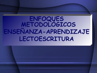 Proceso de lectura y escritura | PPT