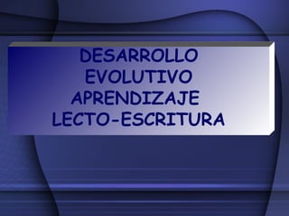 Proceso de lectura y escritura | PPT