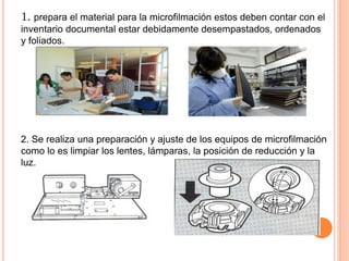 Proceso de microfilmacion | PDF | Cameras and Camcorders | Consumer ...
