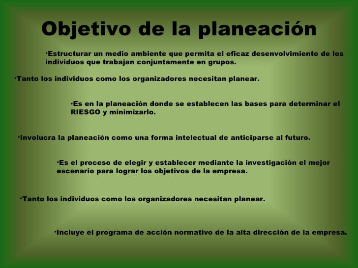 Proceso de planeacion