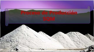 Proceso de Producción
SQM
 