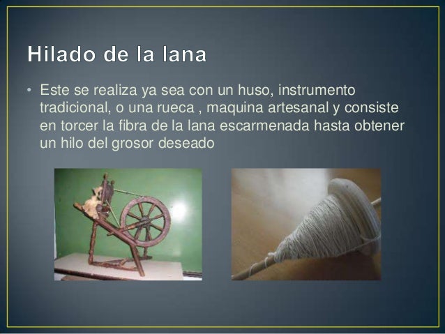 Proceso de produccion de la lana