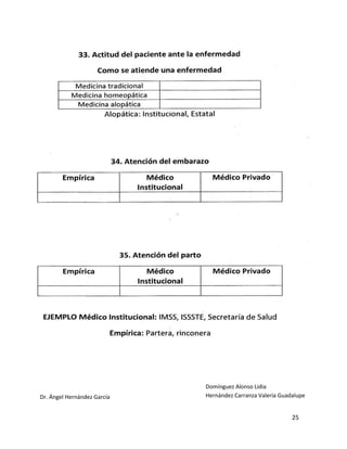 25 
Dr. Ángel Hernández García 
Domínguez Alonso Lidia 
Hernández Carranza Valeria Guadalupe  