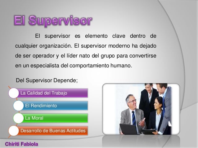 Caracteristicas De La Supervision En La Administracion