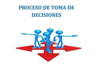 PROCESO DE TOMA DE
DECISIONES
 