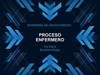 PROCESO
ENFERMERO
Eva María
Bersabé Hidalgo
ENFERMERÍA DEL ENVEJECIMIENTO
 