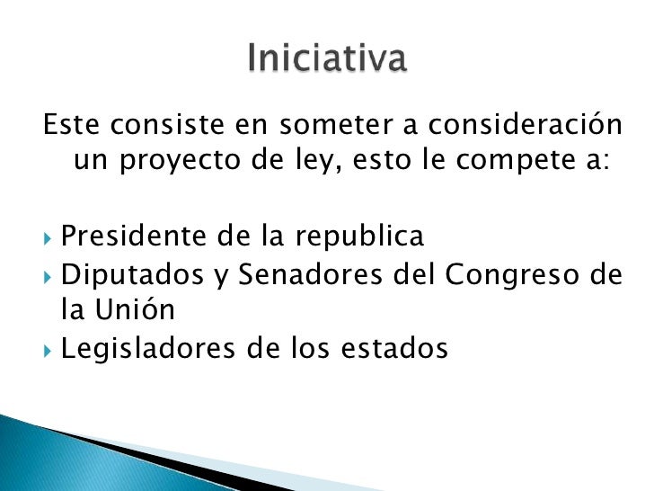 Proceso legislativo mexicano