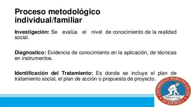 Proceso metodológico (trabajo social)