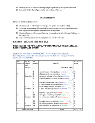 Proceso para el análisis de poesías | DOCX