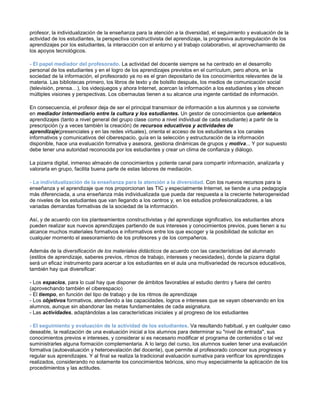 Proceso para la enseñanza y el aprendizaje | DOCX