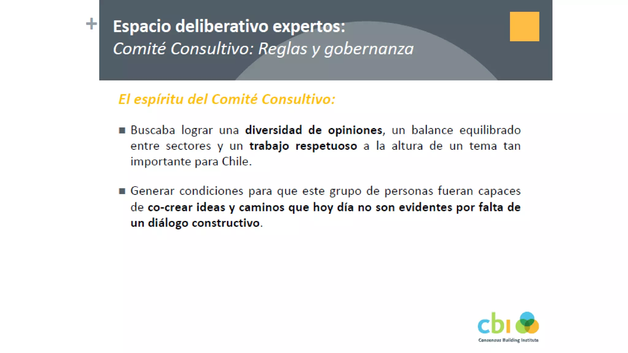 Proceso participativo para una vision energia 2050 chile