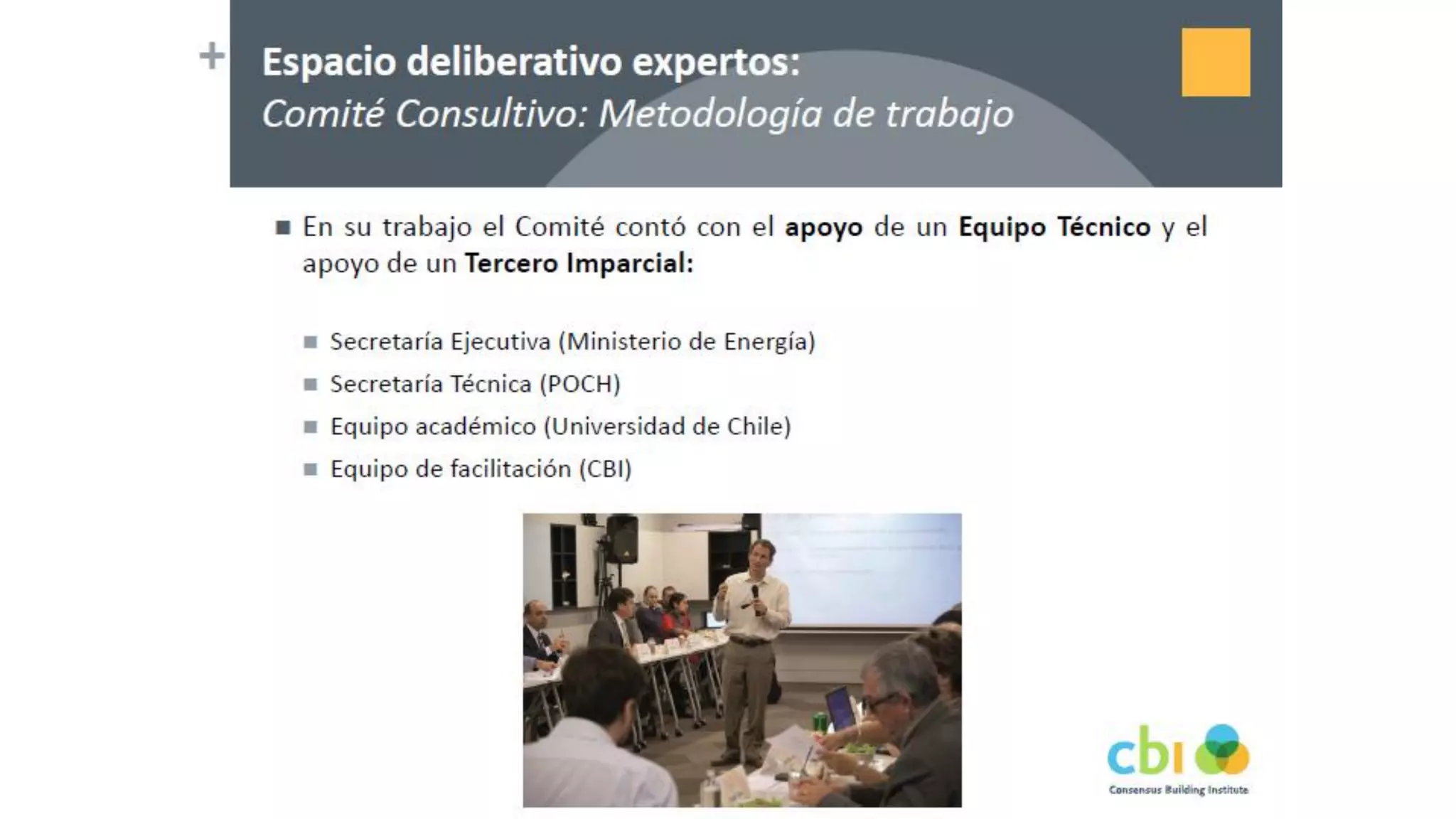 Proceso participativo para una vision energia 2050 chile