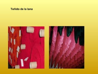 Teñido de la lana 