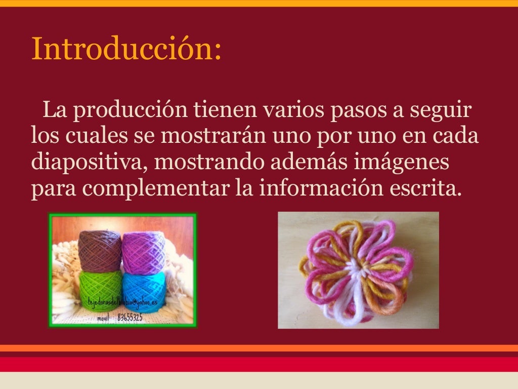 Proceso productivo de la lana