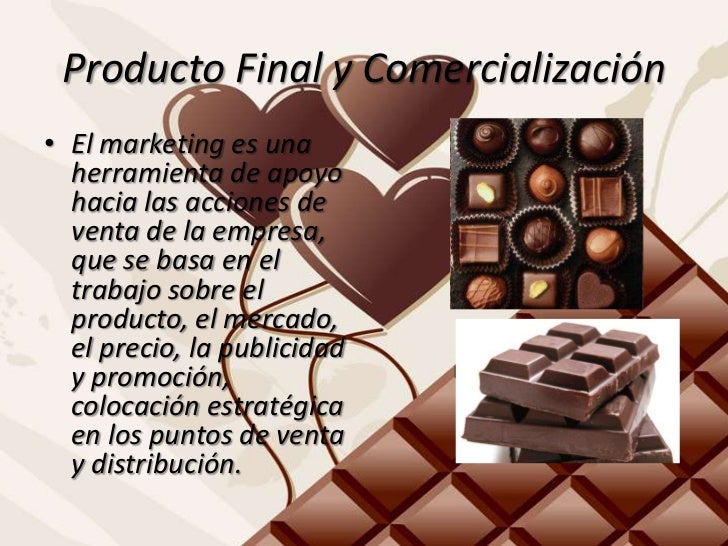 Proceso productivo del chocolate