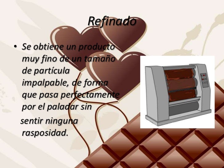 Proceso productivo del chocolate