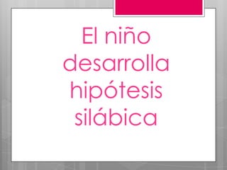 TEMATIZACIÓN


                         Que algo a sido utilizado
                           inicialmente como un
Implica un cierto      instrumento de pensamiento
grado de toma             puede convertirse en un
de conciencia             objeto de pensamiento,
                       cambiando al mismo tiempo
                       su estatus en tanto elemento
                             del conocimiento.
 
