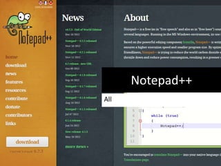 Notepad++
All
 