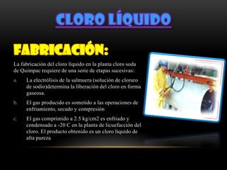 CLORURO DE CALCIO SÓLIDO - Quimpac