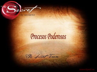 Procesos Poderosos [email_address] 