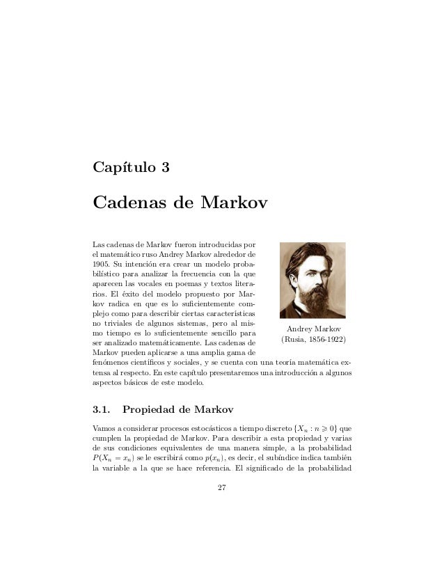 cadena de markov ruina del jugador procesos2012 cadena de markov ruina del jugador procesos2012