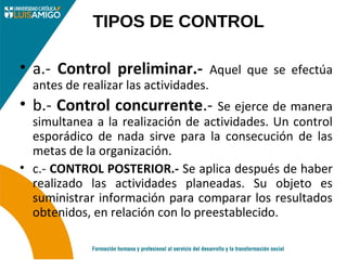 Control Posterio Procesos administrativos las 4 fases | PPT