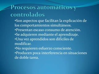 Procesos automáticos y controlados ,[object Object]