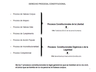 1
DERECHO PROCESAL CONSTITUCIONAL
 
