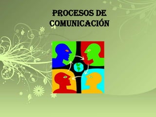Procesos de
comunicación
 