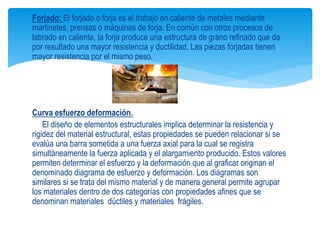 Forja Material Procesos de conformado caliente y frio | PPTX