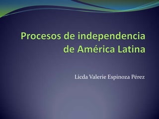 Licda Valerie Espinoza Pérez
 