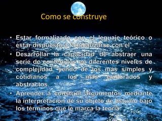 Como se construye
 