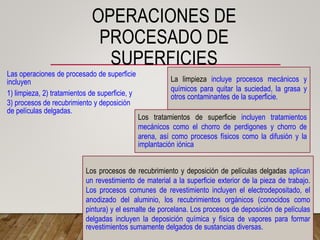 Procesos de manufactura | PPTX