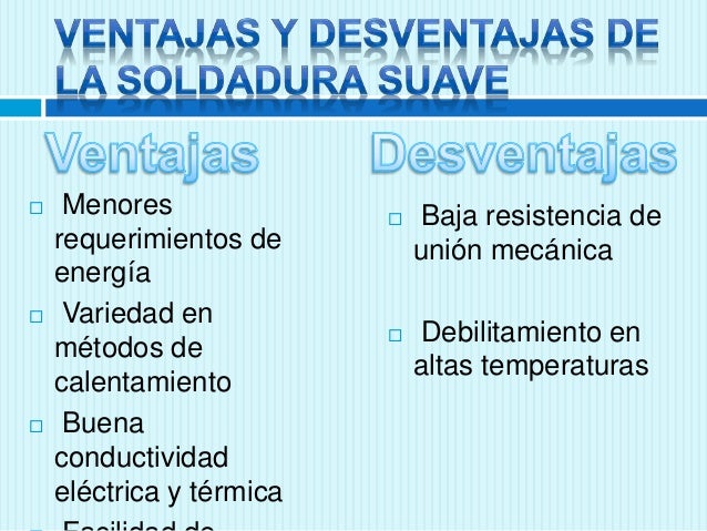 Procesos de soldadura