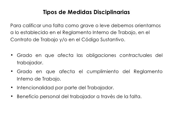 Procesos disciplinarios