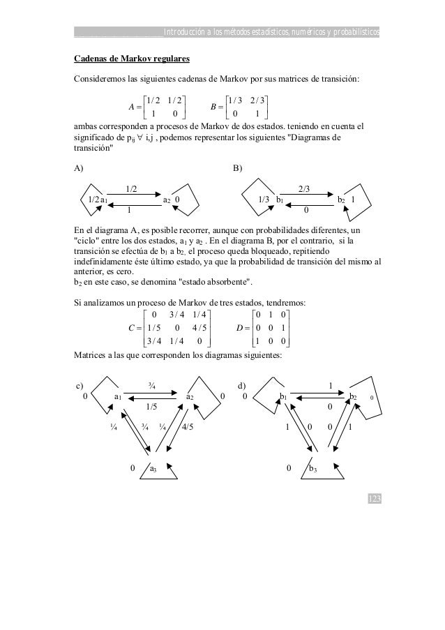 cadenas de markov diagrama de estados procesos estocasticos y cadenas de markov cadenas de markov diagrama de estados procesos estocasticos y cadenas de markov